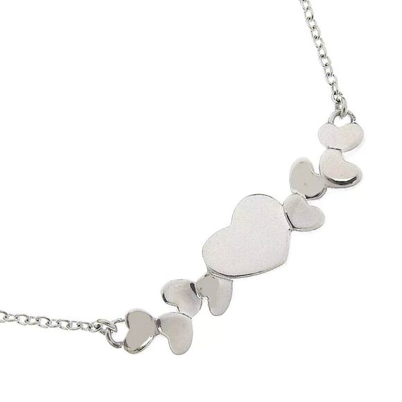Tiffany's Paloma Picasso Modern Heart Pendant Necklace 529 Silver - 16” - 18” - Picture 4 of 15